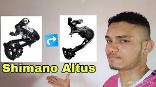 Shimano ALTUS Comparativo Câmbios  Versão Antiga e Atual [upl. by Merdith455]