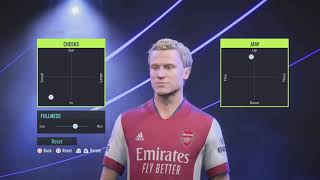 FIFA 22  How to create Dennis Bergkamp  Pro ClubsCreate a player PS5 [upl. by Lyred637]