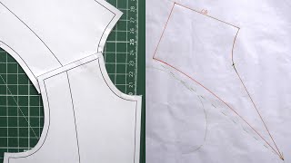 How To Draft A Sailor Collar Pattern Step by Step Pattern Making Tutorial [upl. by Irret]