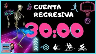 🔴Cuenta Regresiva de 30 minutos ⏰ Break time 🚨 Countdown 30 🕓 minute Timer [upl. by Aerdnek]