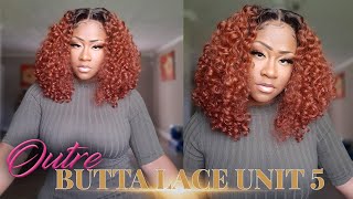 Kinks and Curls  Outre Butta Lace Unit 5 HD Lace Wig  Wigtypes [upl. by Norb]