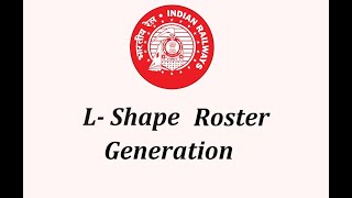 L shape Reservation Roster Generation in IRHRMS [upl. by Kcirded]