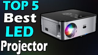 TOP 5 Best LED Projector Review In 2024 [upl. by Enamrahc]