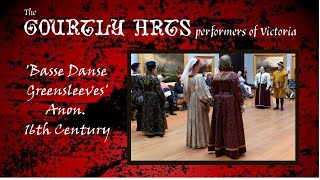 Renaissance dance Basse Danse Greensleeves [upl. by Dorca]