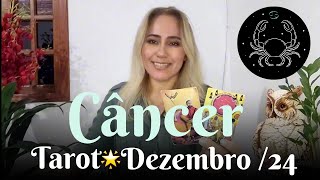 CÂNCER DEZEMBRO24💫 LIÇÃO DO AMOR  EXPRESSE SEUS DONS [upl. by Notsnorb]