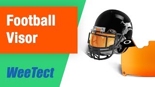 WeeTect Football VisorCustom Great Designs Football Helmet Visors For Your Business [upl. by Dannie]