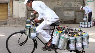 A Hard Day Life With Dabbawalas in Mumbai Delivering Food [upl. by Casady]