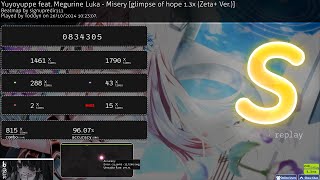 OsuMania Misery 13x 9607 S RANK [upl. by Albin]