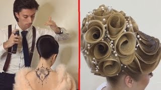 Georgiy Kot 7 Beautiful Hairstyles Design ● Hairstyles Transformations [upl. by Mhoj]