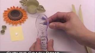 Curling Coach Quilling Demonstration  Quilled Creations [upl. by Isbel13]