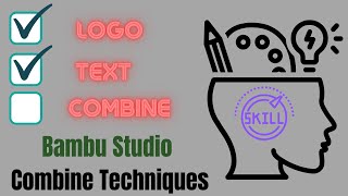 Bambu Studio Logo Import Text Creation and Assembly Techniques [upl. by Towroy]