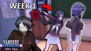 CAN WE ELIMINATE ALL 10 RIVALS IN WEEK 1 AND GET THE TRUE ENDING  Yandere Simulator 1980s Myths [upl. by Bradman]