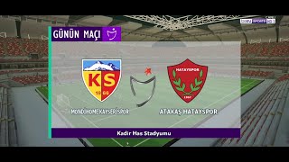 PES 13 Kayserispor vs Hatayspor Trendyol Süper Lig 29 Hafta [upl. by Till]