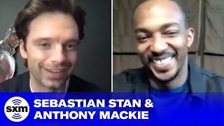 Anthony Mackie Still Wants to Crash on Sebastian Stans Couch  SiriusXM [upl. by Niram]