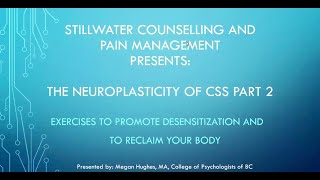 The Neuroplasticity of CSS Part 2 Exercises to Promote Desensitization and to Reclaim Your Body [upl. by Nirre]