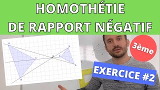 Construire une homothétie de rapport négatif 3ème [upl. by Vidal443]