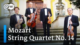 Mozart String Quartet No 14 Spring  Gewandhaus Quartet [upl. by Lindon293]