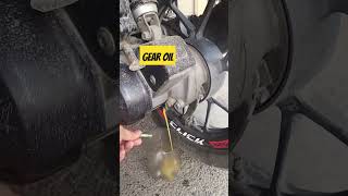 Gear oil nonpromechanic hondaclick125i gearoil [upl. by Ennire481]