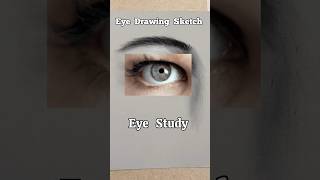 Eye Drawing Study  Eye Sketch ArtistVipulSagarka drawing eyemakeup art [upl. by Bobina]