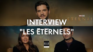 Les Éternels  rencontre avec Salma Hayek Kit Harington et Kumail Nanjiani [upl. by Melisenda435]