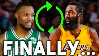 EVERY Realistic Damian Lillard And James Harden Trade [upl. by Ecinert]