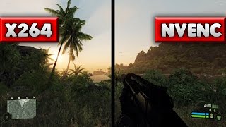 X264 vs NVENC  OBS Quality Comparison Live Streaming [upl. by Ultann]