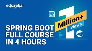 Spring Boot Full Course  Learn Spring Boot In 4 Hours  Spring Boot Tutorial For Beginner  Edureka [upl. by Enyamrahs]