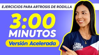 ᐈ Rutina de Ejercicios para Personas con Artrosis de Rodilla 【 RÁPIDA EN CASA 】 ✅💯 [upl. by Proffitt]