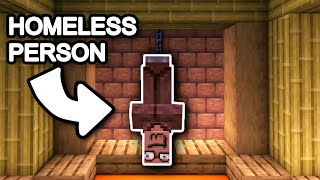 How To Build Anti Homeless Architecture In Minecraft [upl. by Solohcin892]