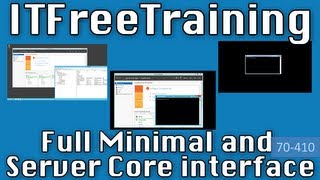 Windows 2012 Full Minimal and server core interfaces [upl. by Oriana]