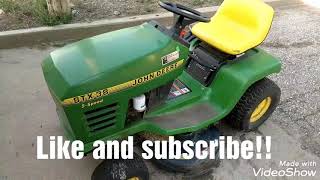 John Deere stx 38 review Link to parts or accessories below [upl. by Elyr889]