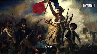 quotLIBERTY Leading the Peoplequot by Eugene Delacroix [upl. by Netnerb405]