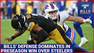 Joe Andreessen Greg Rousseau dominate in Buffalo Bills preseason win over Pittsburgh Steelers [upl. by Kung]