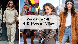 Stay Warm in Style Casual Winter Outfit Ideas for 5 Different Vibes [upl. by Christopher]