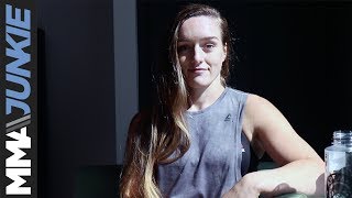 Aspen Ladd discusses UFC 229 weight cut [upl. by Ethelstan]