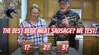 Homemade Bear Sausage Taste Test [upl. by Biddle]