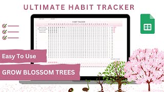 Habit Tracker  Growing Viral Plant on Google Sheets [upl. by Caterina]