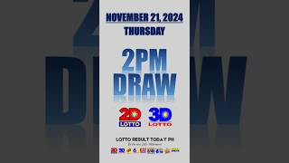 Lotto Result Today 2PM Draw November 21 2024 PCSO EZ2 Swertres Draw  LRT PH shorts [upl. by Eblehs662]