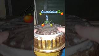 Torta con pera y mandarina🍐🍊 en Lorecicladora♻️ trap hechoencasa [upl. by Eudora]