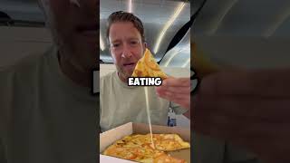 DAVE PORTNOY REVIEWS AIRPORT PIZZA🍕 daveportnoy food nyc funny viralvideo pizza foodie usa [upl. by Dwight]