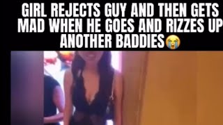 Girl Rejects Guy And Gets Mad When He Approaches Someone Else [upl. by Donnie]