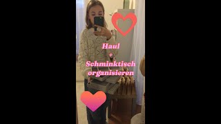 Kleiner Haul  Schminktisch organisieren Xmas Edition [upl. by Jerman]