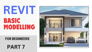 REVIT BASIC MODELLING Part  7 Adding Furnitrue Zero to Intermediate Level [upl. by Enrobso]