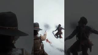 Red dead redemption 2 online my point of view and kill in the war in the snow [upl. by Ball]