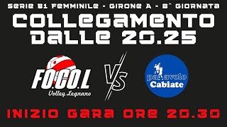 FOCOL Legnano  ClericiAuto Cabiate 8 Giornata  Serie B1 Femminile [upl. by Fransen569]