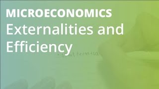 Externalities and Efficiency  Microeconomics [upl. by Elsworth]