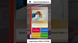 Linguistique Sémantique  Langues et compréhension pour TAFEM et ENA quiz [upl. by Faus]