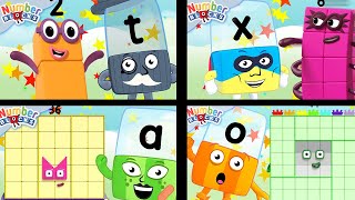 Learn to count amp read  4 hours of Alphablocks amp Numberblocks Crossover  All Levels [upl. by Toms378]