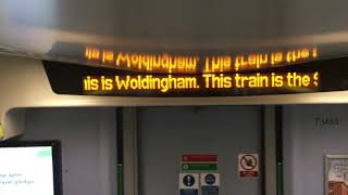 Upgraded Board Julie Berry  Southern Service Woldingham to London Victoria [upl. by Rubinstein]