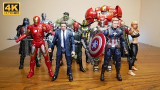 MASSIVE Unboxing Most not all of the Marvel Legends MCU 10 Years Collection [upl. by Bernita]